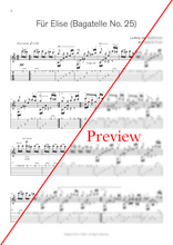 Load image into Gallery viewer, Für Elise (Ludwig van Beethoven)